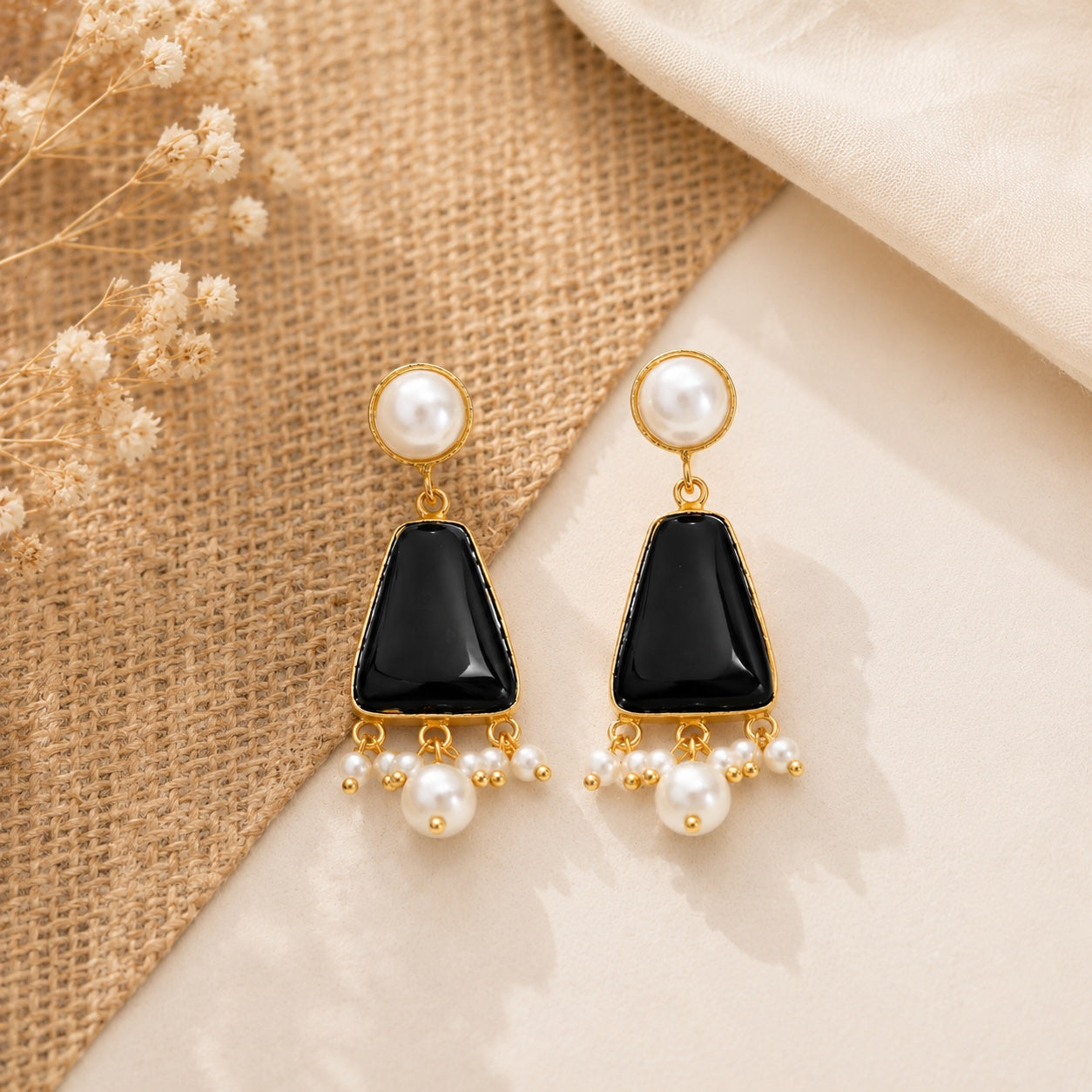 Trikon Drop Earrings