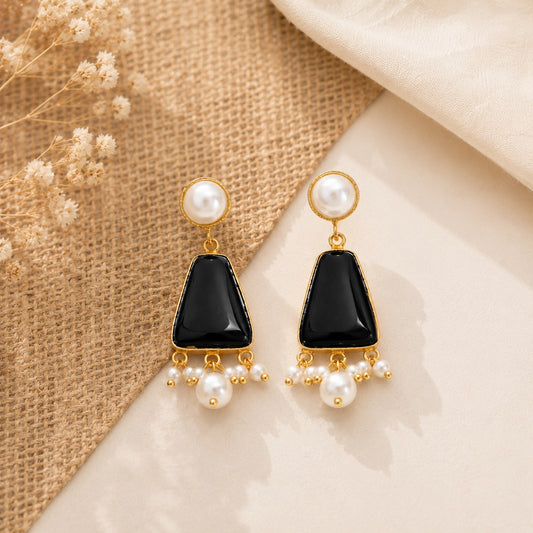 Trikon Drop Earrings