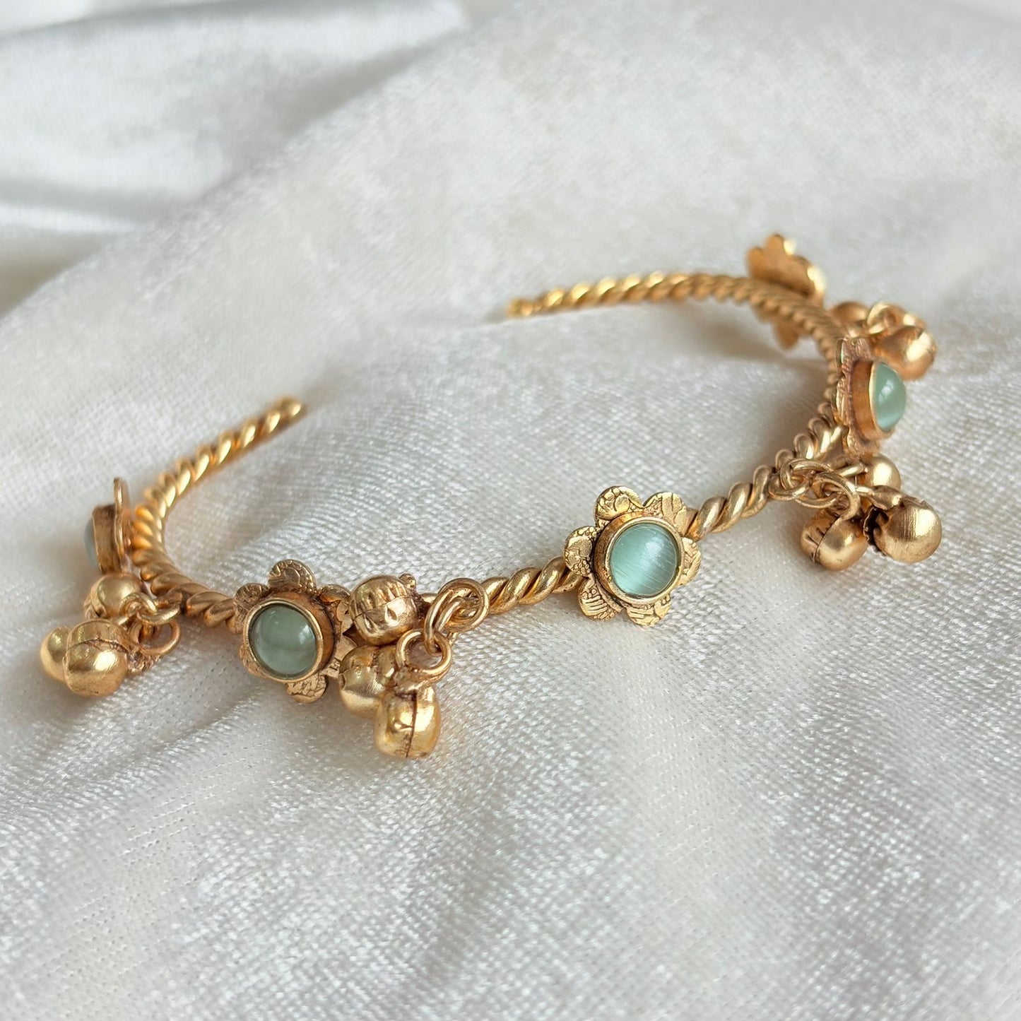 Floral Charm Antique Bracelets
