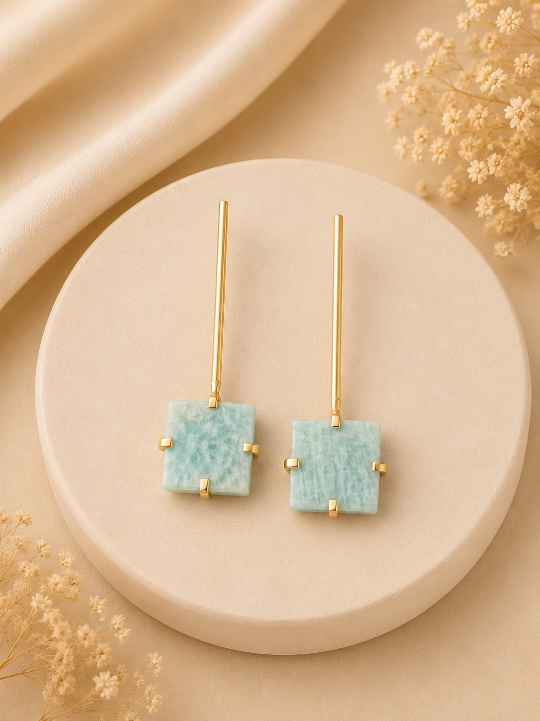 Virelle Linear Drop Earrings