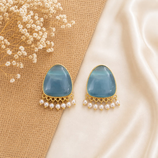 Taral Stone Stud Earrings