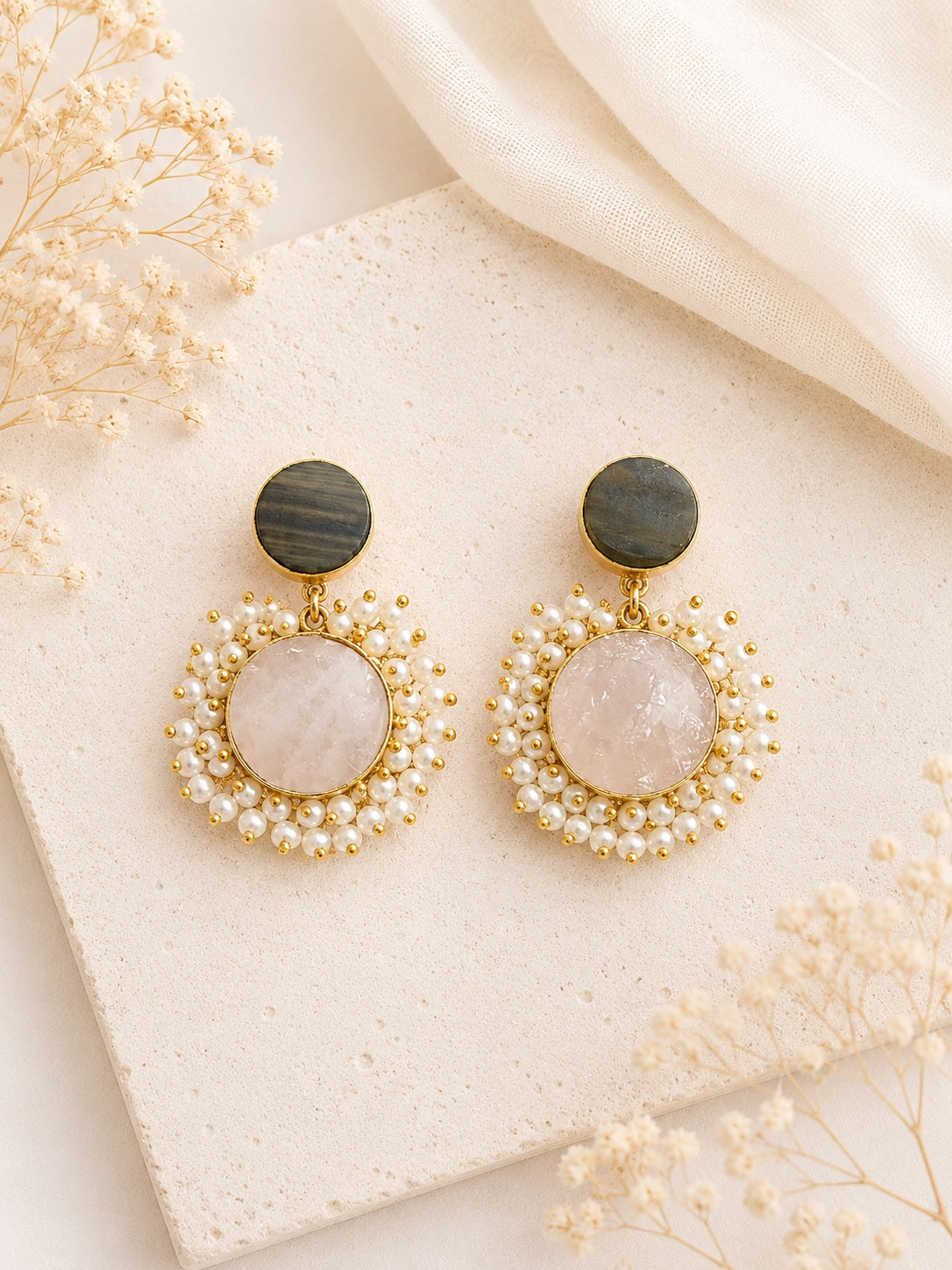 Priya Halo Earrings