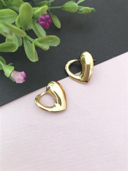 Golden Anti Tarnish Stud Earrings