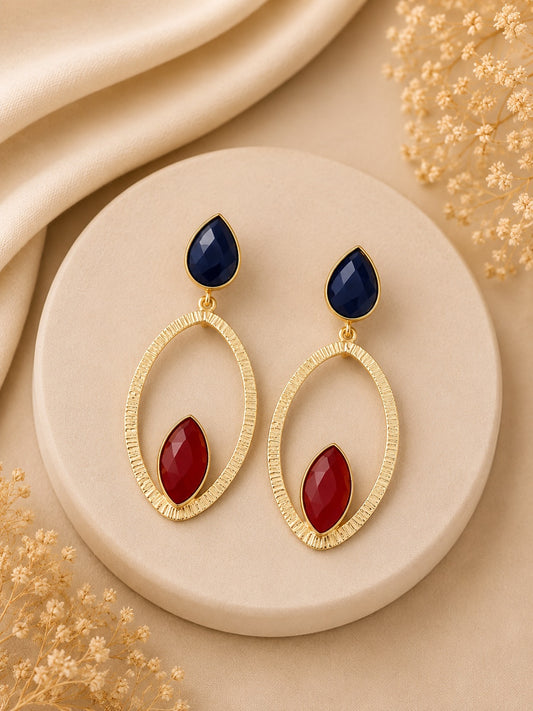 Solara Geometric Statement Earrings