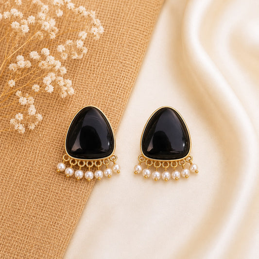 Nishika Stone Stud Earrings