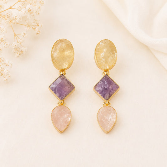 Hridaya Prism Drop Earrings