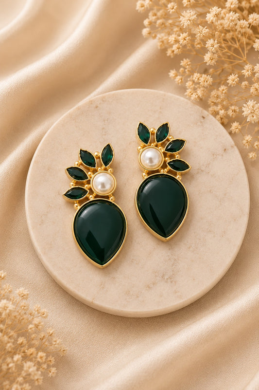 Floral Teardrop Earrings