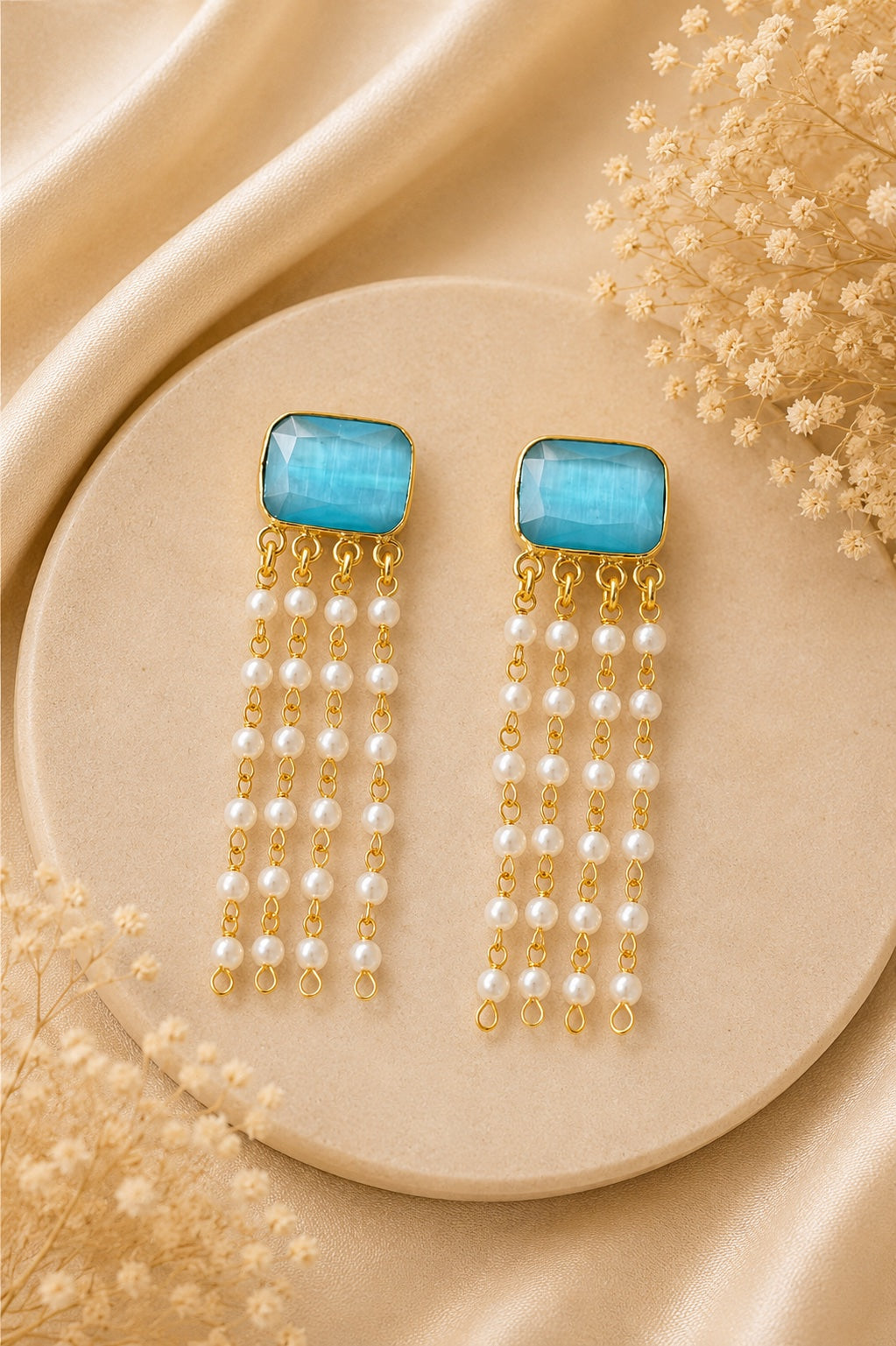 Opaline Tassel Earrings