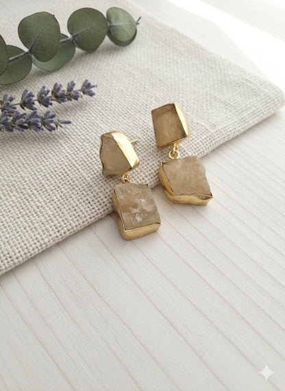 Citrine Drop Earrings