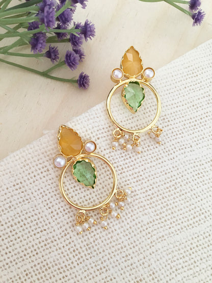 Dual Stone Pearl Drop