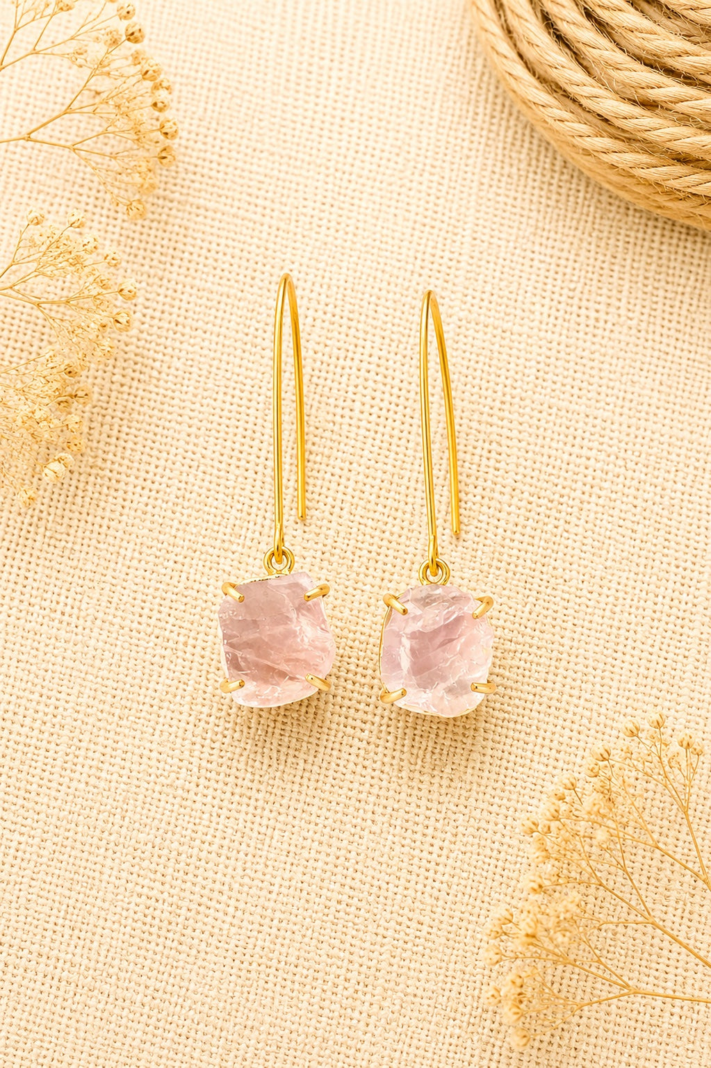 Contemporary Brass Earings