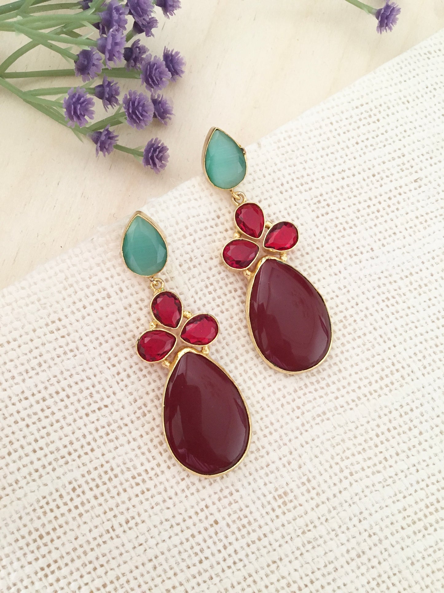 Crimson Blossom Dual-Tone Drop