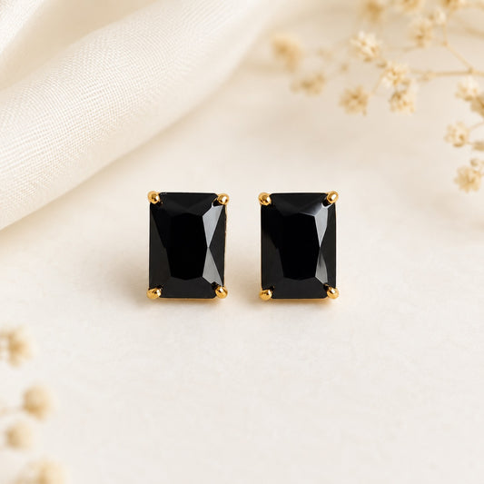 Emani Midnight Stud Earrings