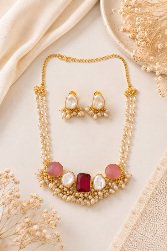 Taaj Statement Necklace Set