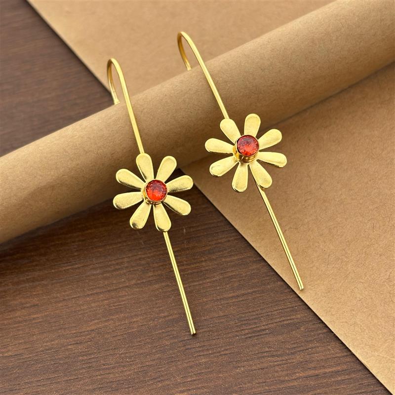 Daisy Drop Cuff Earrings