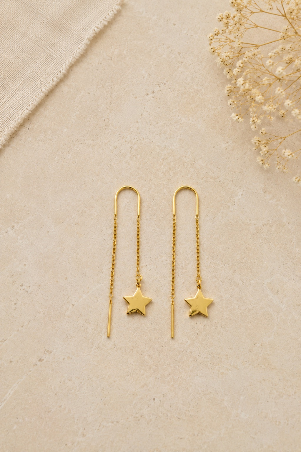 Sui Dhaga Star Drop Earrings