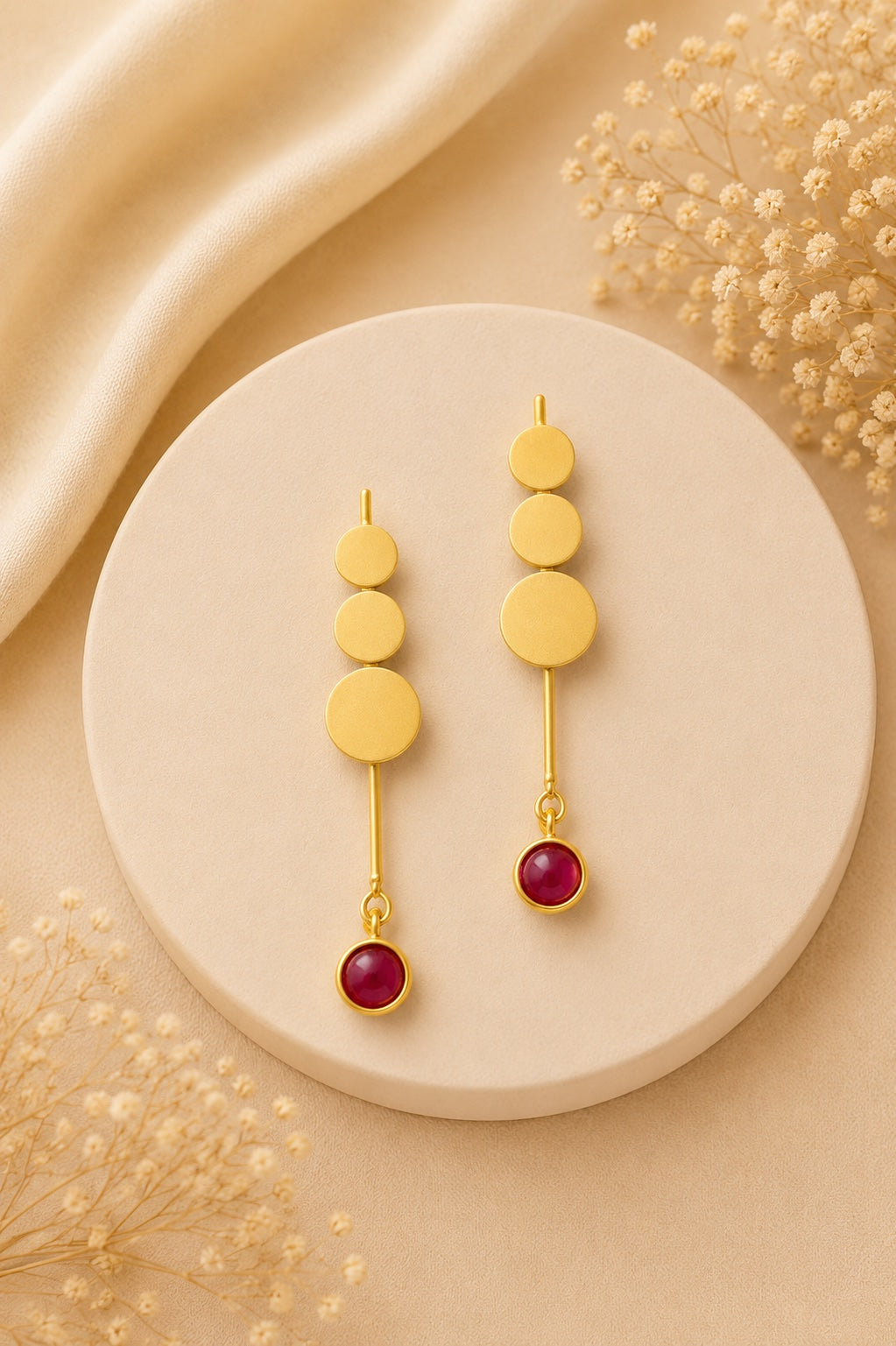 Nerina Orbit Drop Earrings