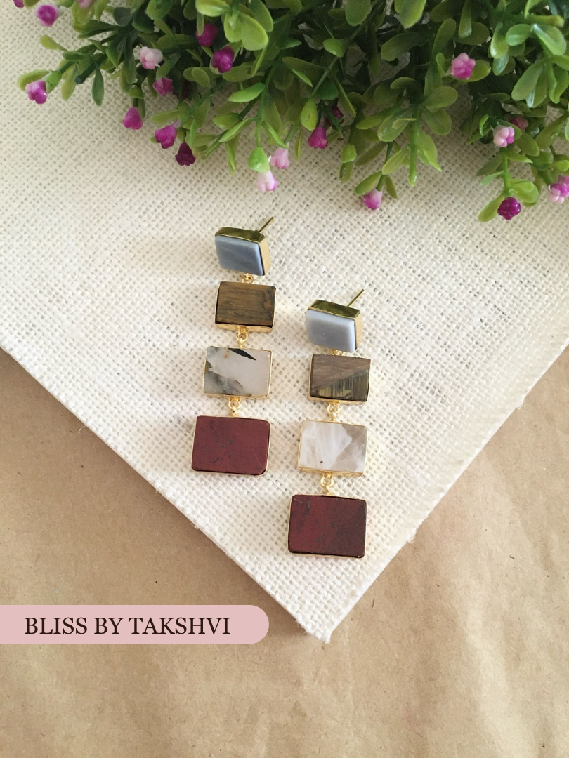 Ishani Four-Layer Earrings