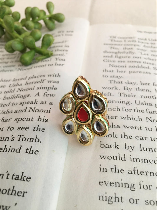 Sukanya Kundan Statement Ring