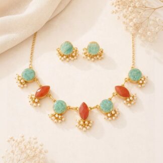 Brass-Plated Necklace