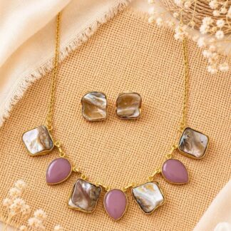 Brass-Plated Necklace