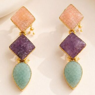 Geometric Drop Earrings