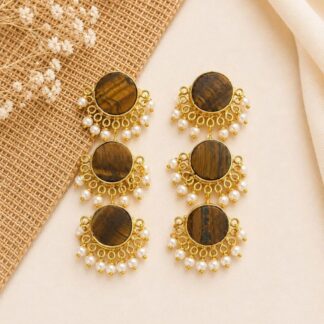 Circular Drop Earrings