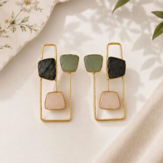 Geometric Drop Earrings