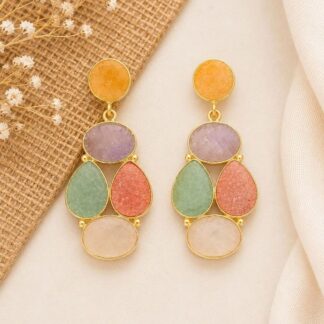 Geometric Drop Earrings