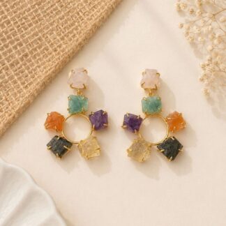Geometric Drop Earrings