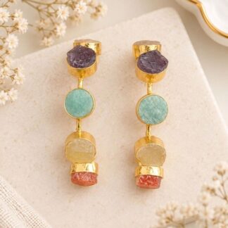 Circular Half Hoop Earrings
