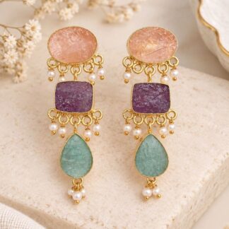 Geometric Drop Earrings