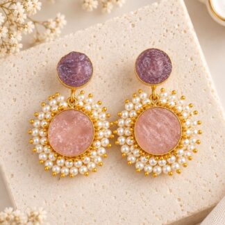 Circular Drop Earrings