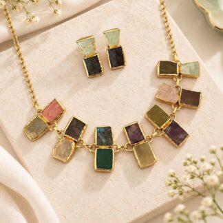 Brass-Plated Necklace