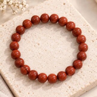 Brass Bracelet – Red